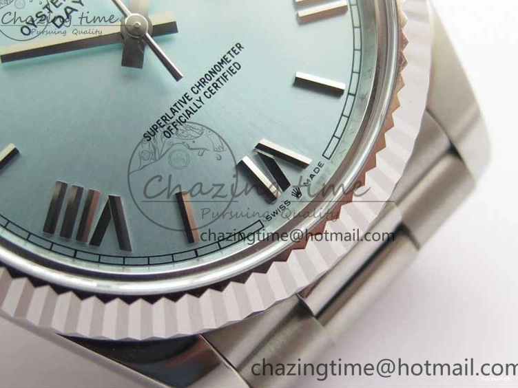 Day Tiffany Bp Maker on Best Dial Blue Roman 1:1 Bracelet 40 SS Edition SS A2836 Date 0408